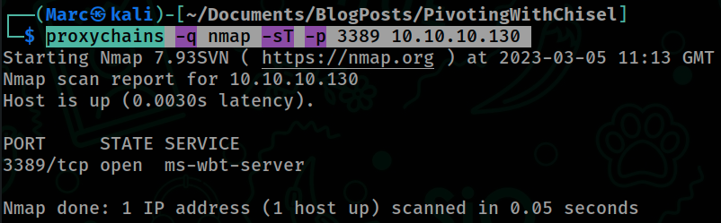 Part 1 – Using Chisel with a Socks5 proxy and Proxychains for Pivoting ...